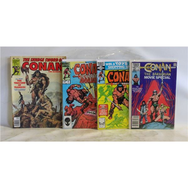 VINTAGE CONAN COMICS/MAGAZINE ASSORTED