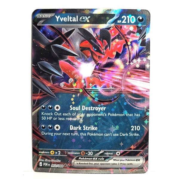 18)  YVELTAL EX, 53/85, DOUBLE RARE