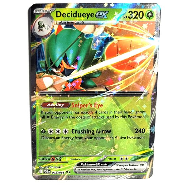 10)  DECIDUEYE EX 12/88 2026 HOLO