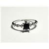 Image 1 : 1)  SILVER TONE WITH SQUARE CUT ONYX
