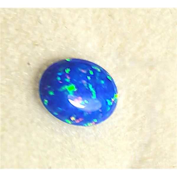 4)  NATURAL .05 CT OVAL BLUE