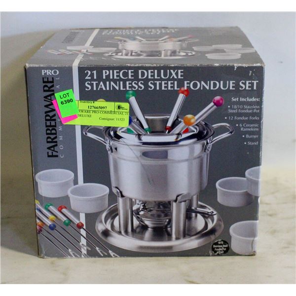 FARBERWARE PRO COMMERCIAL 21 PIECE DELUXE