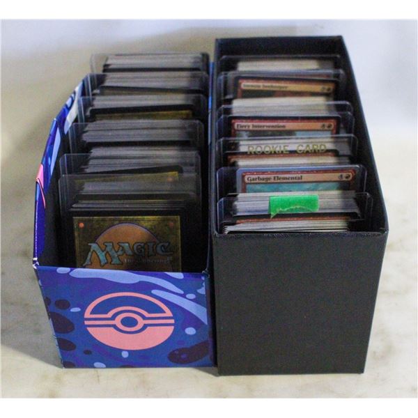 2 BOXES MTG CARDS - MANY SLEEVED