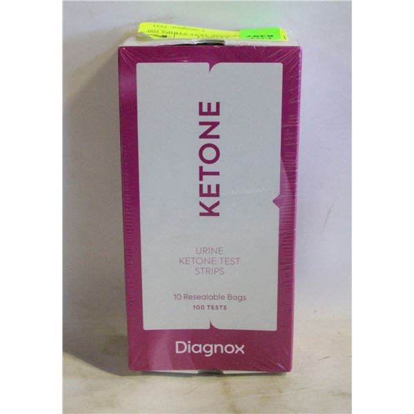 FIAGNOX KETONE TEST STRIPS 100 TESTS