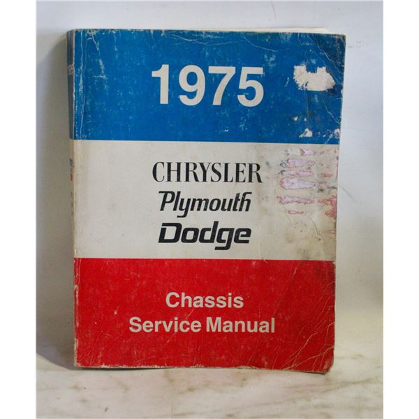 1975 CHRYSLER, PLYMOUTH, DODGE CHASSIS