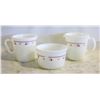 Image 1 : SET OF 3 CORNINGWARE BURGUNDY ROSE DISHES