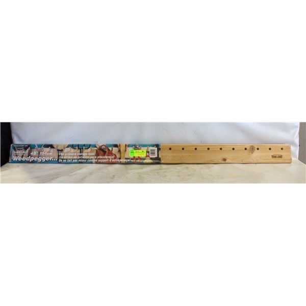 NEW WOOD LOGIC STORAGE RACK 45"