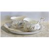 Image 1 : ROYAL ALBERT HAWORTH CREAM, SUGAR, TRAY