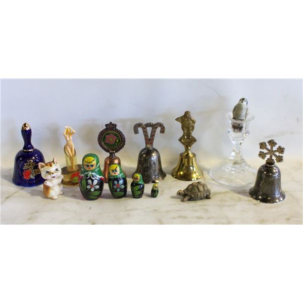 VINTAGE BELLS AND ORNAMENTS