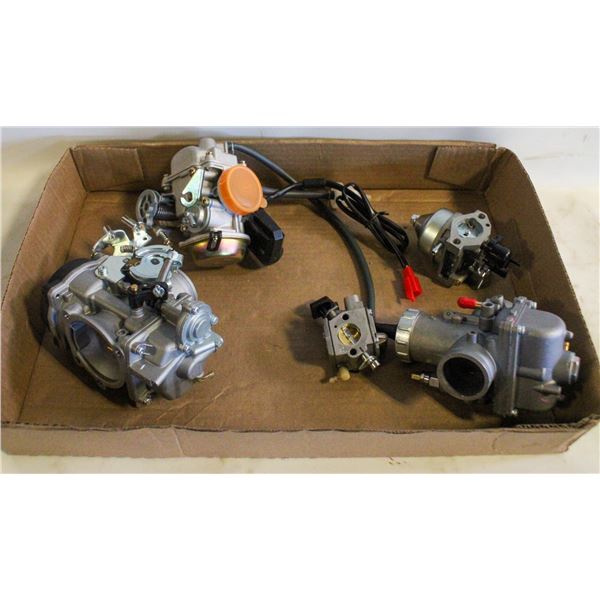 (5) NEW SMALL ENGINE CARBORATORS