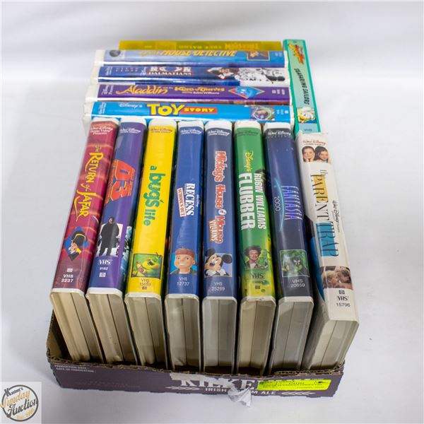 LOT OF 14 VARIOUS DISNEY VHS MOVIES