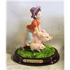 Image 1 : VINTAGE CROSA COLLECTION BOY RIDING PIG FIGURINE