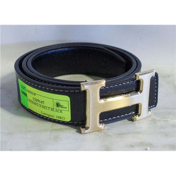 REPLCIA HERMES H BELT BLACK