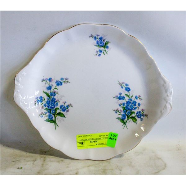 ROYAL ALBERT FORGET ME NOT CAKE PLATE