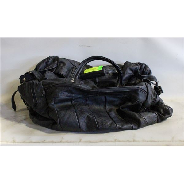 LEATHER TRAVEL BAG