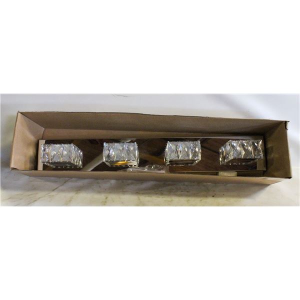 NEVER INSTALLED BATHROOM LIGHT FIXTURE