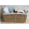 Image 1 : CRATE & BARREL SHEEPSKIN & COTTON MIX PILLOW/THROW