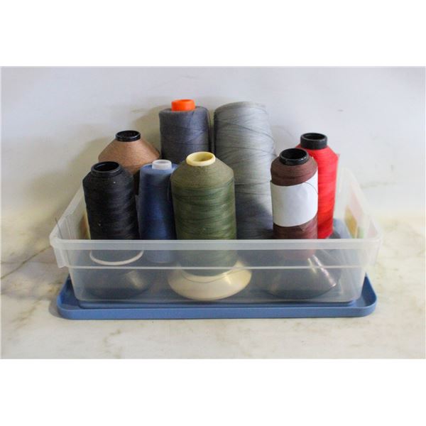LARGE LOT OF INDUSTRIAL SEWING MACHINE THREAD