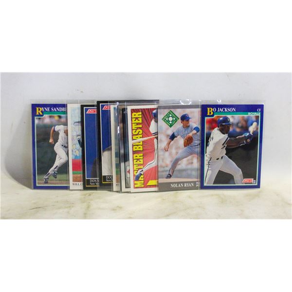 10 VINTAGE BASEBALL CARDS LOT