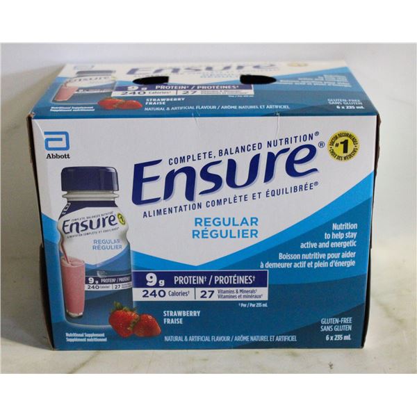 ENSURE STRAWBERRY 6PK COMPLETE