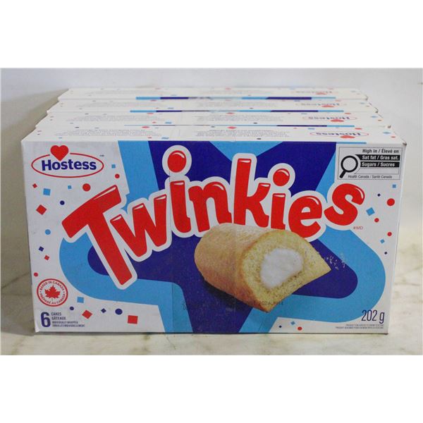 4 BOXES WITH 6 (24 TOTAL) TWINKIES BB JN 14 2026