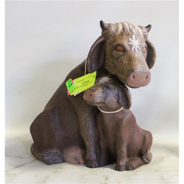 CERAMIC COW PIGGY BANK