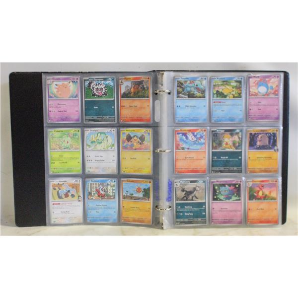 BINDER POKEMON CARDS