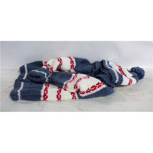 COWICHAN WOOL SWEATER & HAT SIZE 18-24M