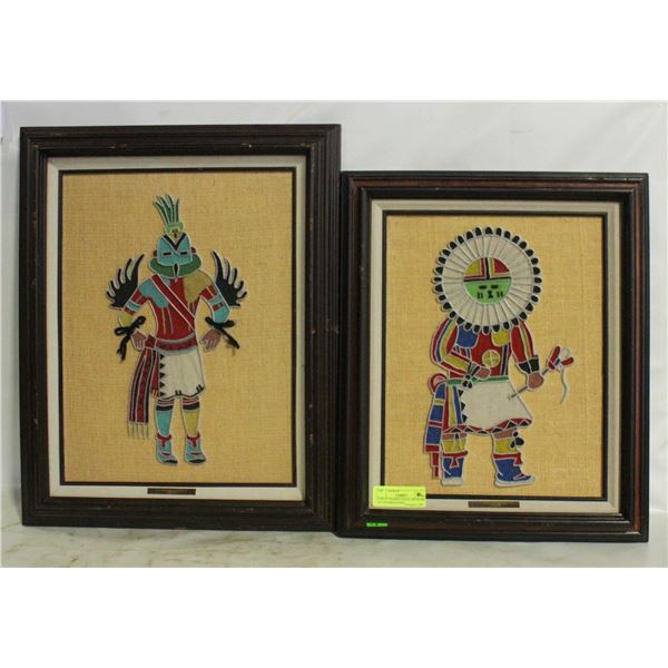 PAIR OF FRAMED ADS 91 ARTWORK CPS "HUMMINGBIRD