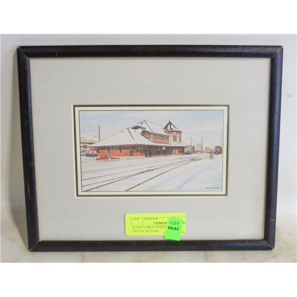 8"X10" LOREN CHABOT FRAMED ESTATE PICTURE