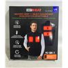 Image 1 : NEW 32 HEAT RECHARGEABLE HEATED VEST, SIZE LARGE