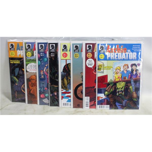 8 ASSORTED DARK HORSE COMICS ARCHIE VS