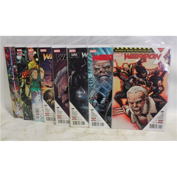 8 ASSORTED MARVEL COMIC BOOKS