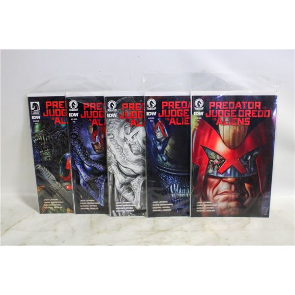 5 DARK HORSE COMICS PREDATOR VS. JUDGE