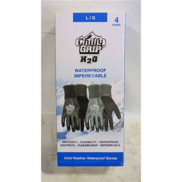 NEW CHILLY GRIP H2O WATERPROOF THERMAL WORK