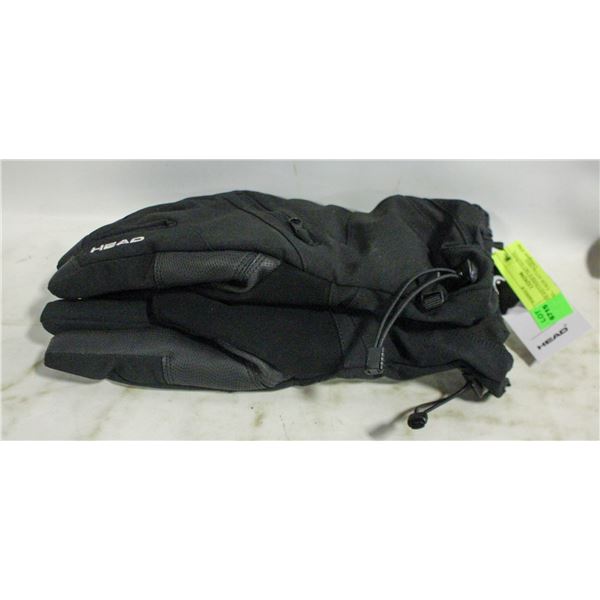 NEW HEAD UNISEX SKI GLOVES, SIZE XL, TAGS ATTACHED