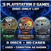 Image 1 : 3 PLAYSTATION 2 GAMES DISC ONLY
