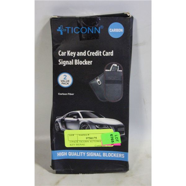 2 PACK TICONN AUTOMATIVE CAR KEY SIGNAL