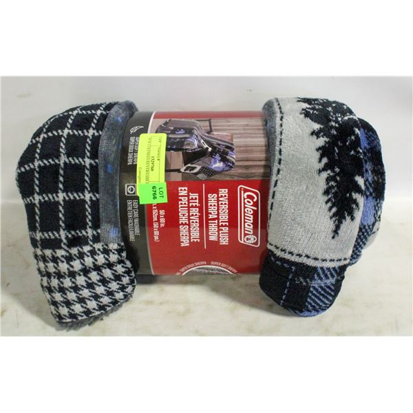 NEW COLEMAN REVERSABLE PLUSH
