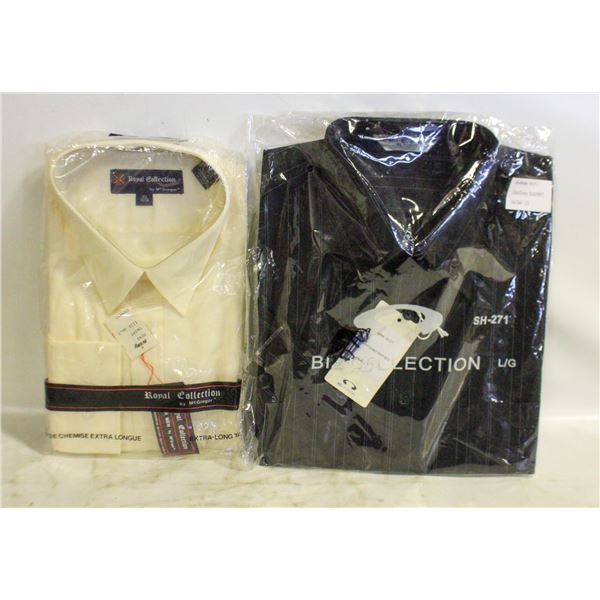 2 MEN'S SHIRTS SIZE L