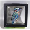 Image 1 : NEW KINGFISHER BIRD TEAL ACCENT