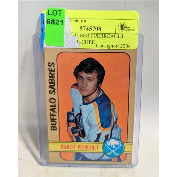 VINTAGE GILBERT PERREAULT 1971-72 O-PEE-CHEE