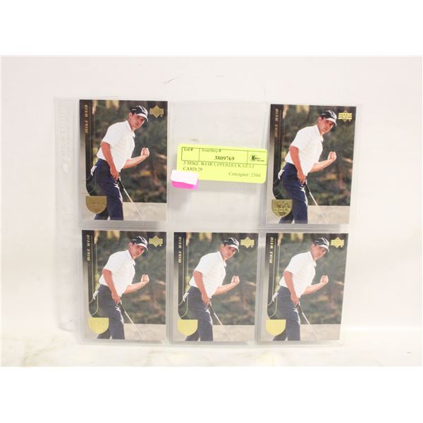 5 MIKE WEIR UPPERDECK GULF CARD 29