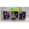 Image 1 : 3 EDMONTON OILERS MESSIER RANFORD TIKKANEN