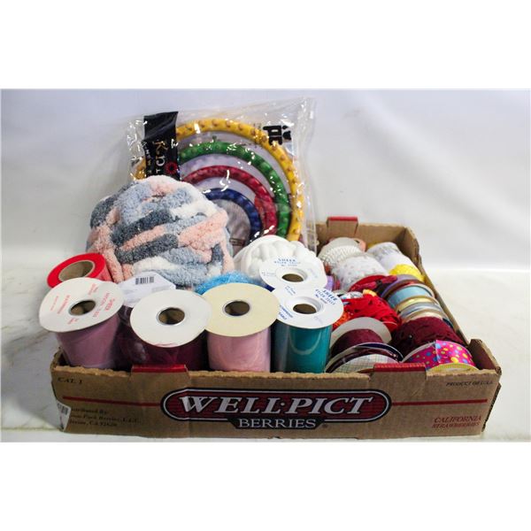 LOT OF ASSORTED CRAFTING AND