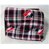 Image 1 : CANADA HOCKEY PLUSH THROW BLANKET 48"X60"