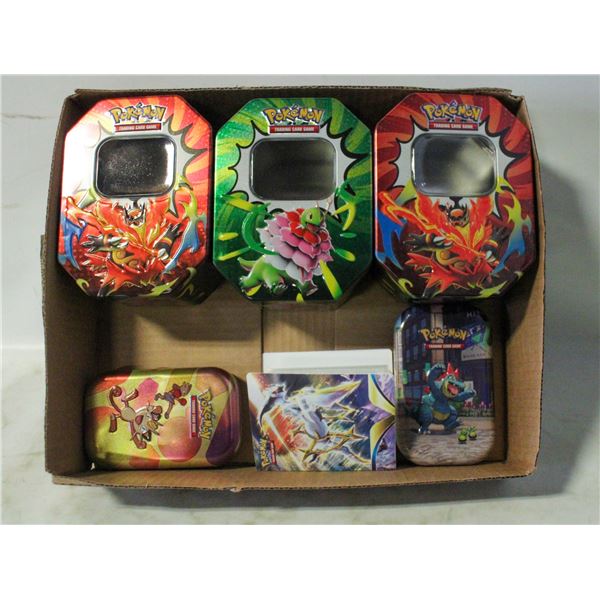 POKEMON CARD ALBUM & COLLECTABLE TINS