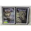 Image 1 : WOLF AND EAGLE PLUS CHEETAH HOLIGRAM ART PLUS