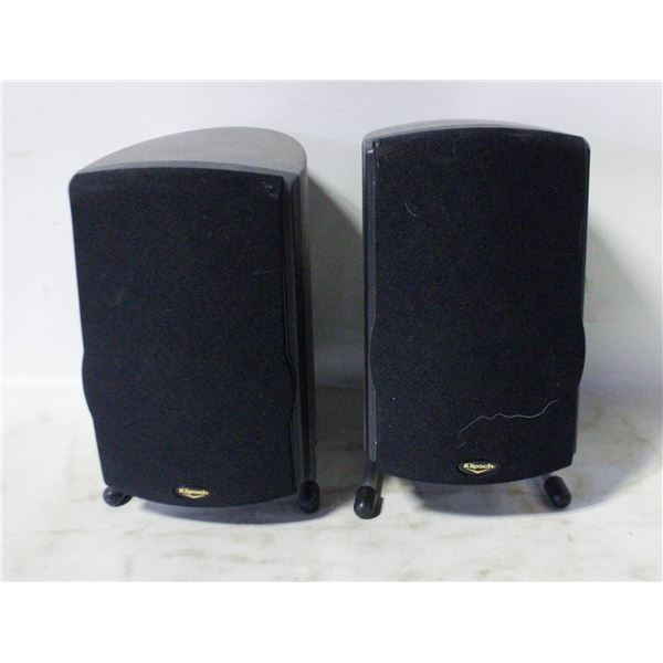 PAIR OF KLIPSCH BOOKSHELF SPEAKERS