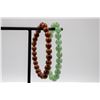 Image 1 : #25-NATURAL GREEN AVENTURINE & GOLD SAND STONE
